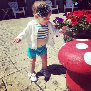 6/12 mos June & January cropped tank